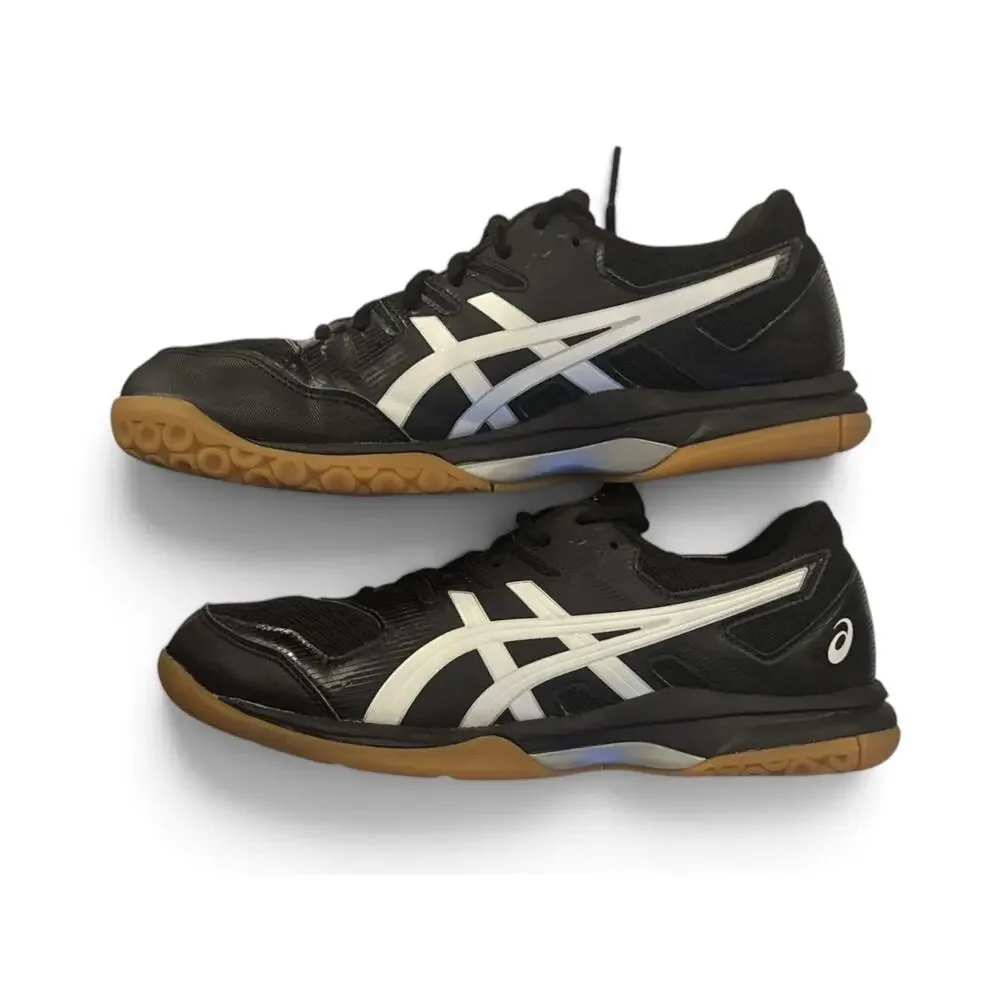 Asics Women's Black White Gel-Rocket 9 Volleyball Indoor Sneakers 9